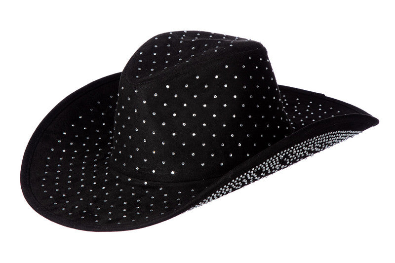 Cappello da cowboy con strass