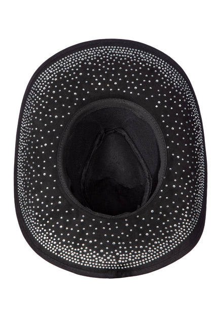 Cappello da cowboy con strass