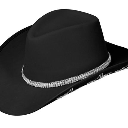 Cappello da cowboy con stelle glitterate