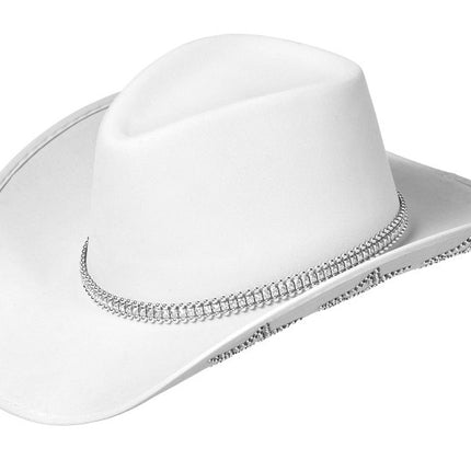 Cappello da cowboy con stelle glitterate