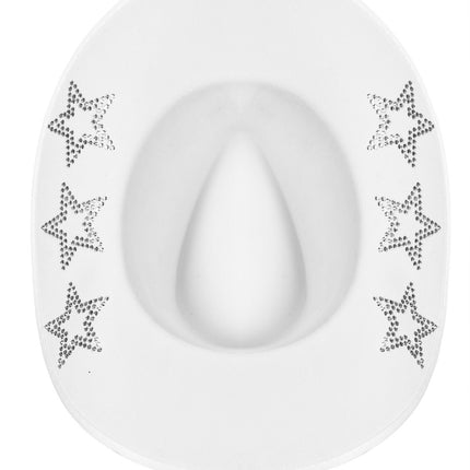Cappello da cowboy con stelle glitterate
