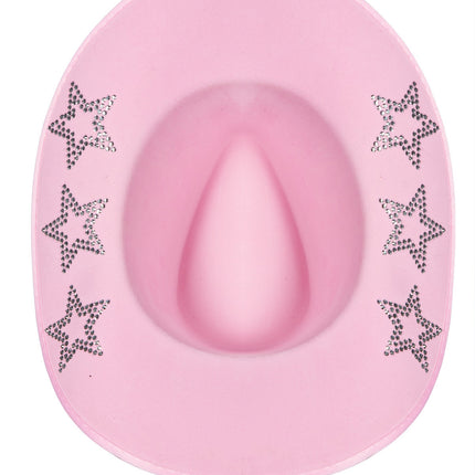 Cappello da cowboy con stelle glitterate