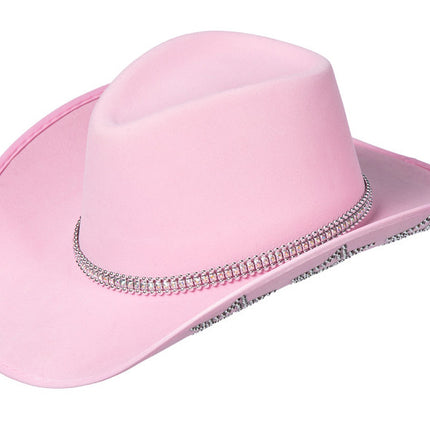 Cappello da cowboy con stelle glitterate