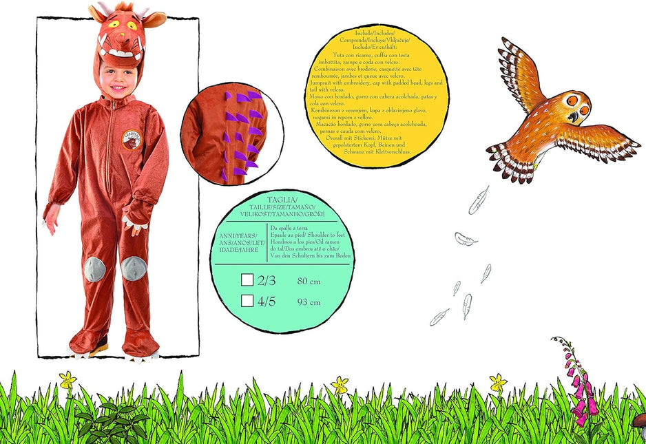 Costume da Gruffalo per bambino