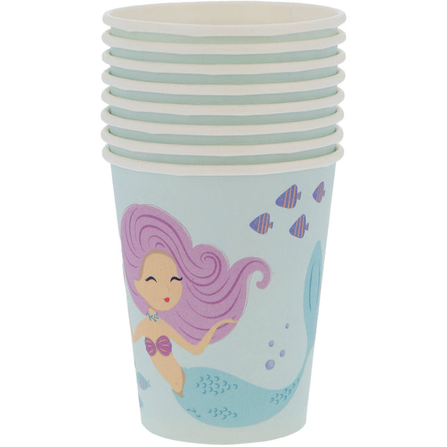 Tazze da sirena 250ml 8pz