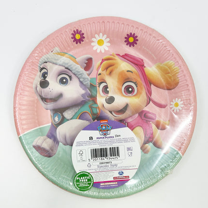 Paw Patrol Skye ed Everest Fsc Piatti di carta Next Generation Grandi 23Cm 8St
