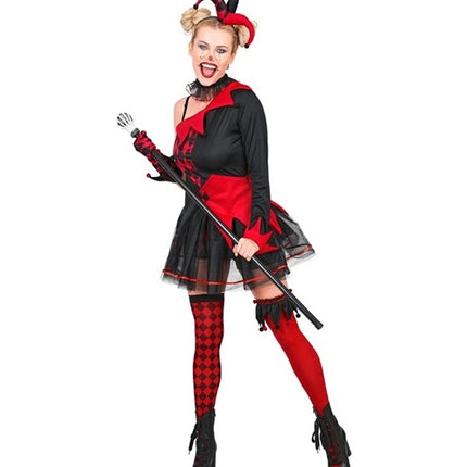 Abito da Halloween da donna "Buffone"