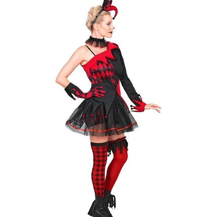 Abito da Halloween da donna "Buffone"