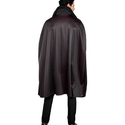 Costume di Halloween da vampiro rosso e nero, 4 pezzi