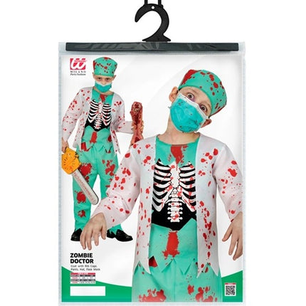 Costume di Halloween per bambini: dottore zombie insanguinato