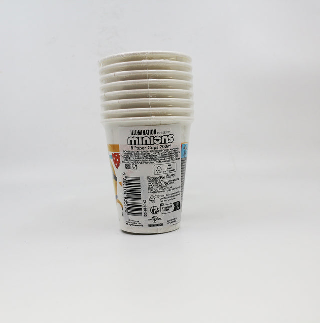 Tazze Minions 200ml 8pz