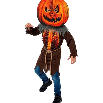 Costume di Halloween per bambini: zucca spaventosa