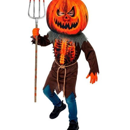 Costume di Halloween per bambini: zucca spaventosa