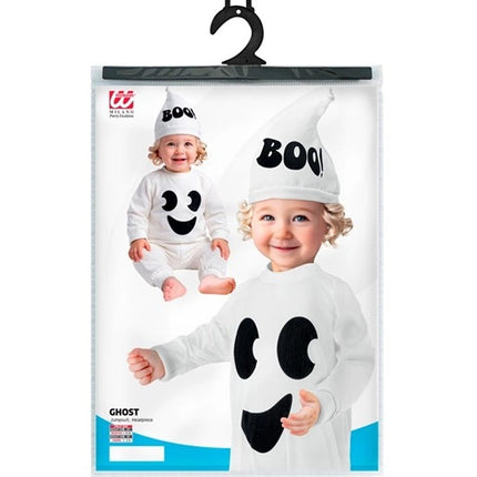 Costume di Halloween da fantasma bianco per neonati