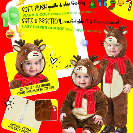 Costume da renna per neonati