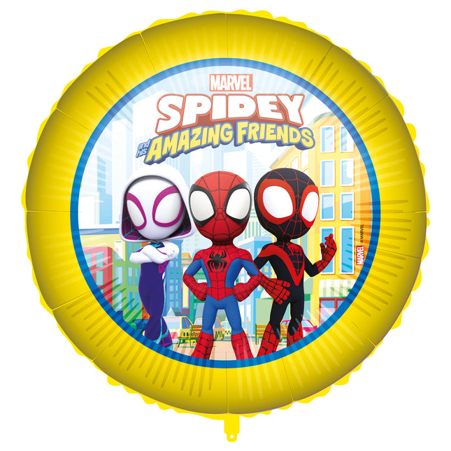 Spidey e i suoi fantastici amici Spidey e i suoi fantastici amici Palloncino in foil 46Cm 1Stand