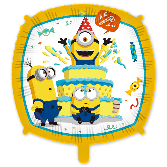 Palloncino ad elio Minions in foil vuoto 46 cm