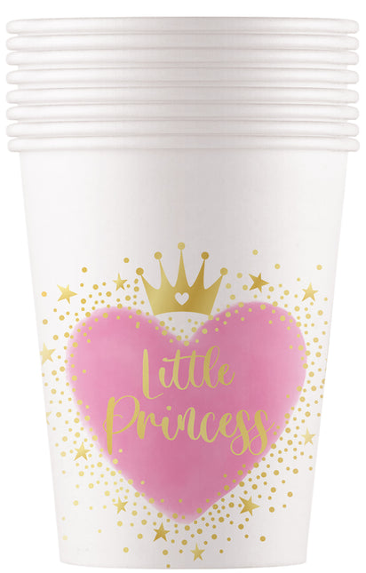 I bicchieri di carta My Little Princess Fsc da 200 ml (Wm) 8 pezzi