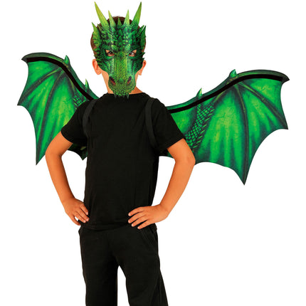 Costume da drago verde