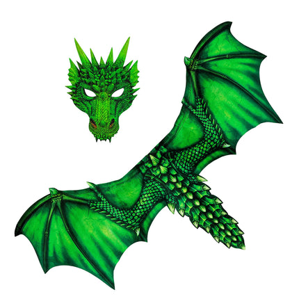 Costume da drago verde