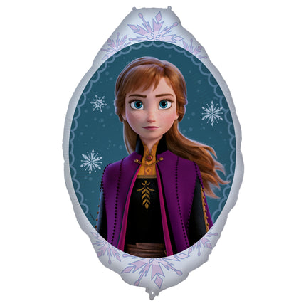 Palloncino ad elio Frozen Anna vuoto 90 cm