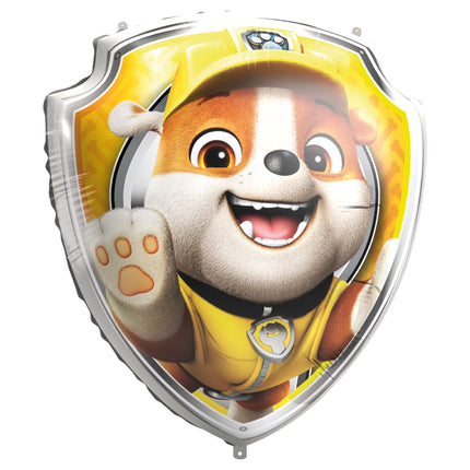 Palloncino ad elio Paw Patrol Rubble vuoto 75 cm