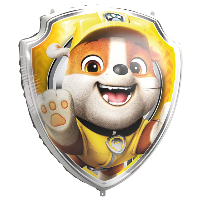 Palloncino ad elio Paw Patrol Rubble vuoto 75 cm