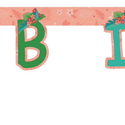 Moana Letter Sling Buon Compleanno 2m