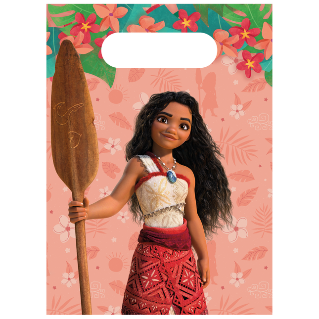 Moana Ii Sailing Spirit Fsc Sacchetti di carta per feste 4St