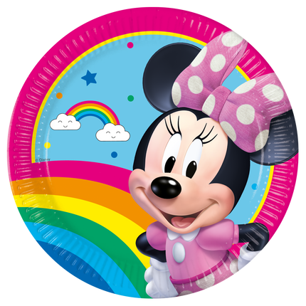 Piatti Minnie Mouse 23cm 8pz