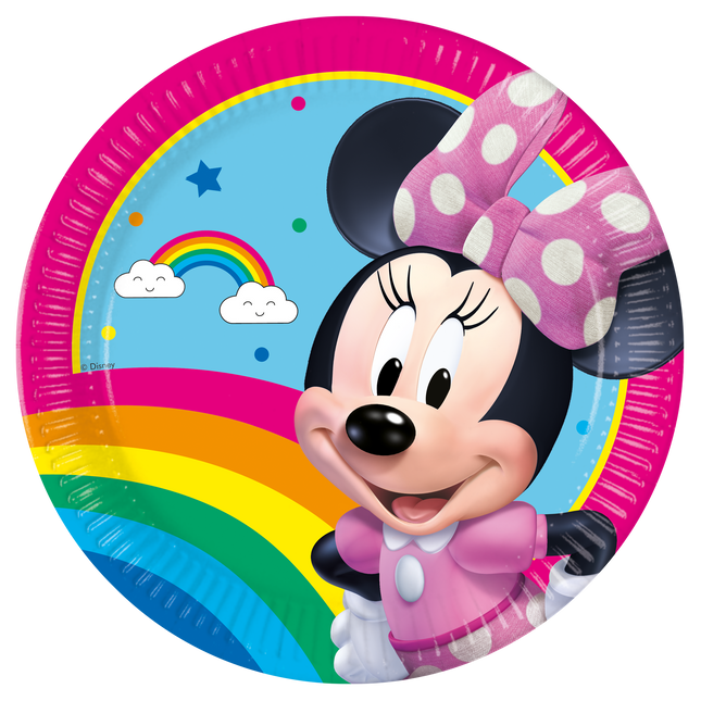 Piatti Minnie Mouse 23cm 8pz