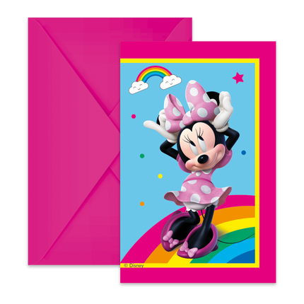 Inviti di Minnie Mouse 6 pezzi