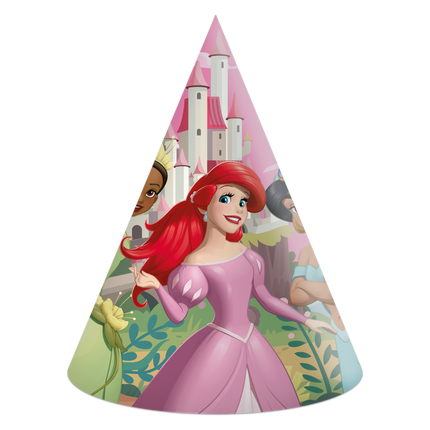 Cappelli per feste delle principesse Disney 6 pezzi