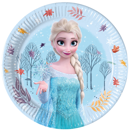 Piatti Frozen Elsa 20cm 8pz