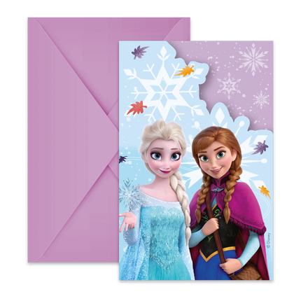 Inviti Frozen 6 pezzi