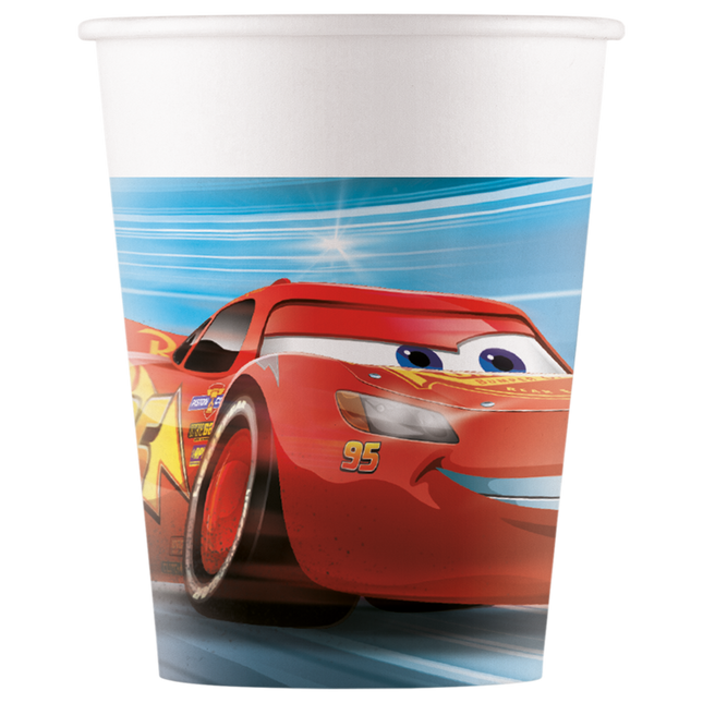 Bicchiere di carta Cars 200ml 8pz