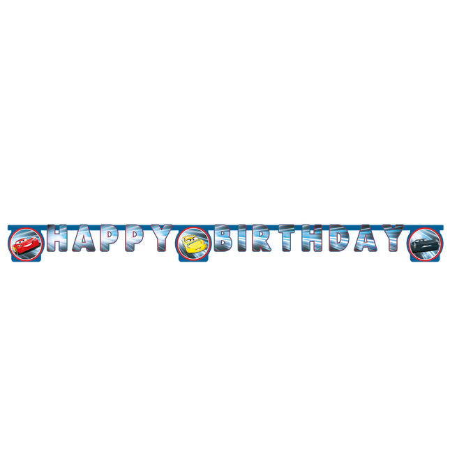 Fionda Lettera Cars Buon Compleanno