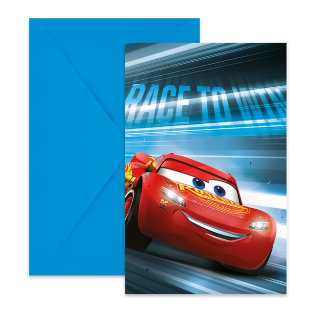 Inviti e buste per Cars Victory Is Mine Fsc 6St