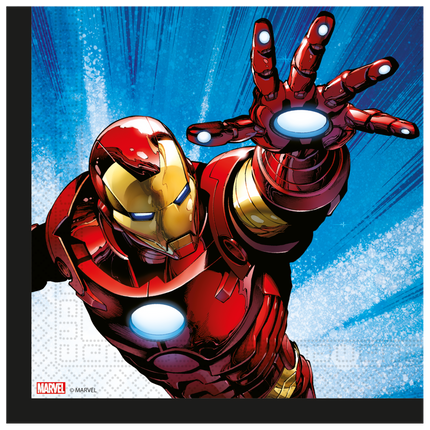 Tovaglioli Avengers 33cm 20pz