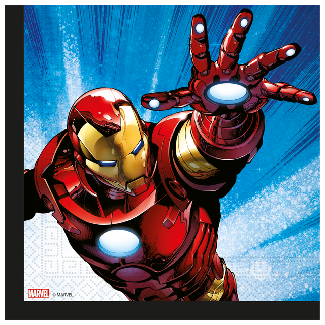 Tovaglioli Avengers 33cm 20pz