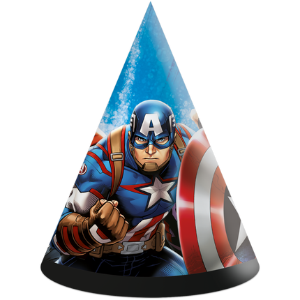 Cappelli da festa Avengers 6 pezzi