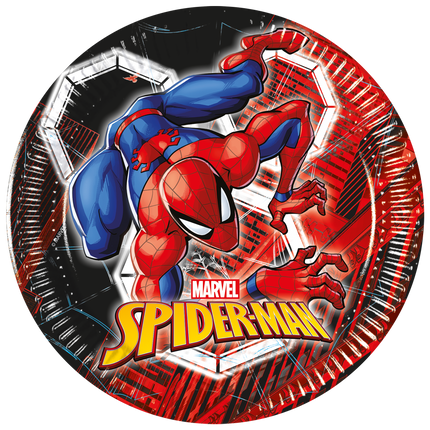 Piatti Spiderman 20cm 8pz