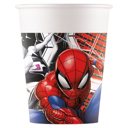 Tazze Spiderman 200ml 8pz