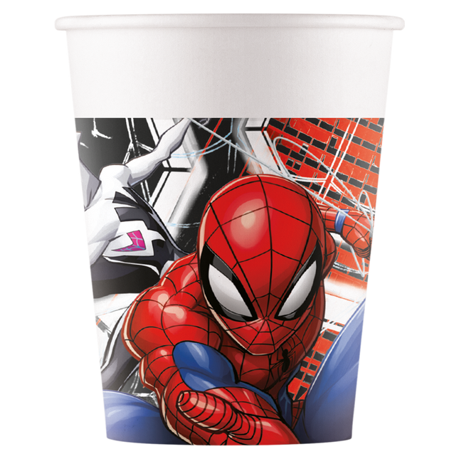 Tazze Spiderman 200ml 8pz