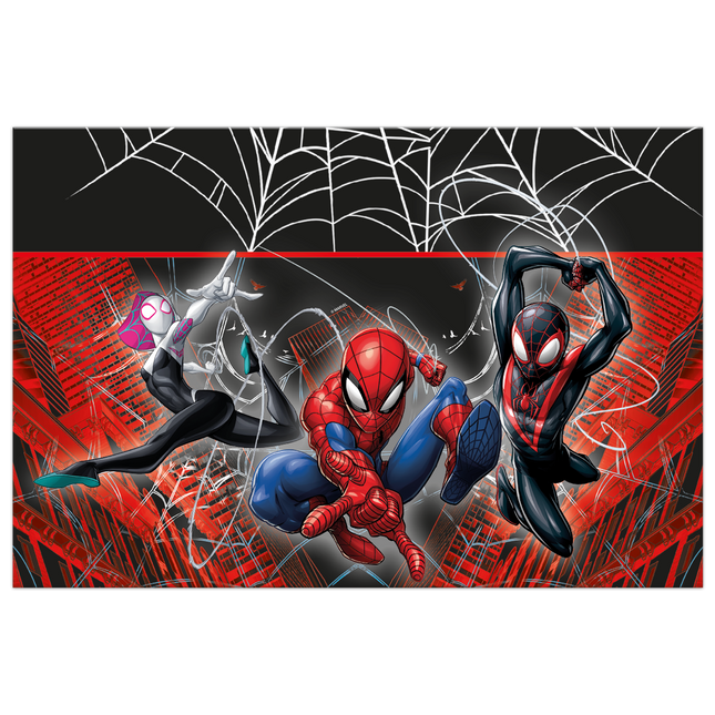 Tovaglia Spiderman in plastica 1,8 m