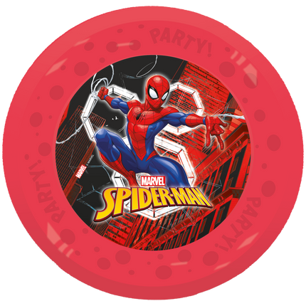 Piatti Spiderman 21cm 4pz