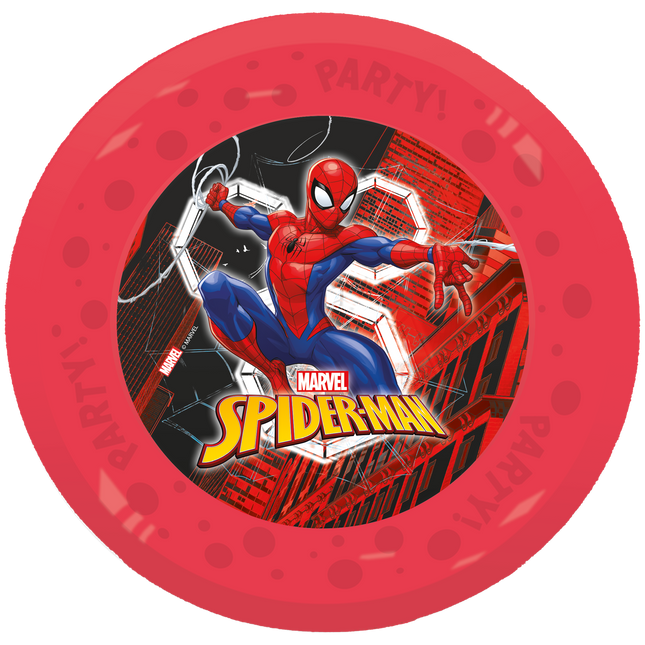 Piatti Spiderman 21cm 4pz
