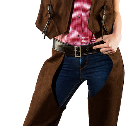 Gilet da cowgirl - Look scamosciato