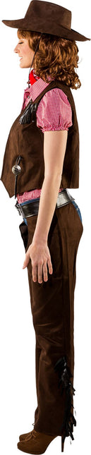 Gilet da cowgirl - Look scamosciato