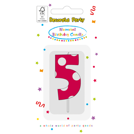 Candela 5 anni rosa
